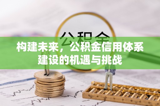 石门构建未来，公积金信用体系建设的机遇与挑战