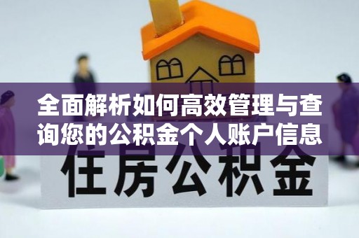 石门全面解析如何高效管理与查询您的公积金个人账户信息