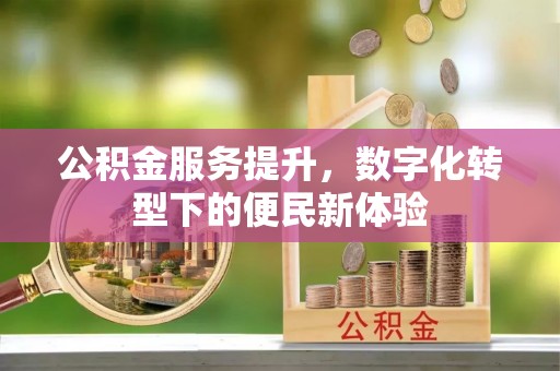 石门公积金服务提升，数字化转型下的便民新体验