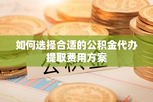 石门如何选择合适的公积金代办提取费用方案